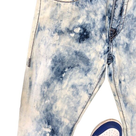 Vintage True Religion Jeans Size 34 RICKY SUPER T Blue - Picture 8 of 10